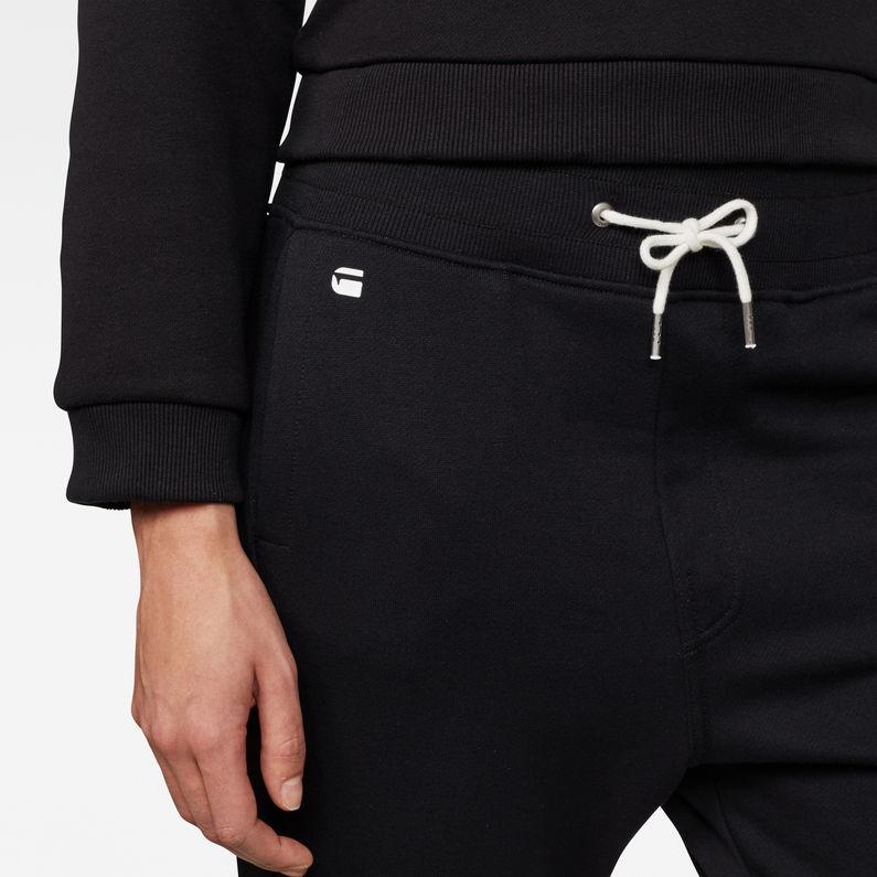 G-Star RAW® Rie Art Sweatpants Noir detail shot