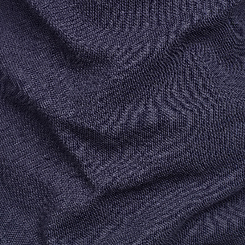 G-Star RAW® Jirgi-s Half Zip T-Shirt Dunkelblau fabric shot