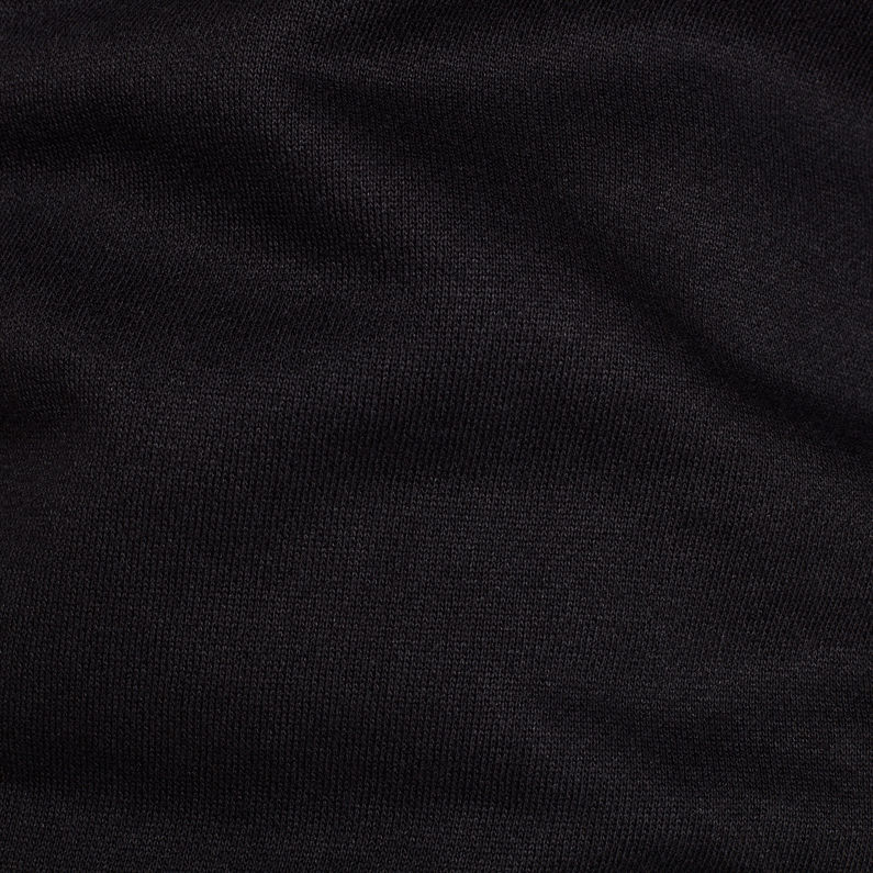 G-Star RAW® Stor Swando Ann Hooded Sweater Black fabric shot
