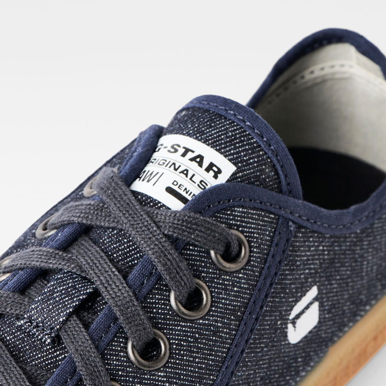 G-STAR® Baskets Rovulc Roel Low Bleu foncé detail