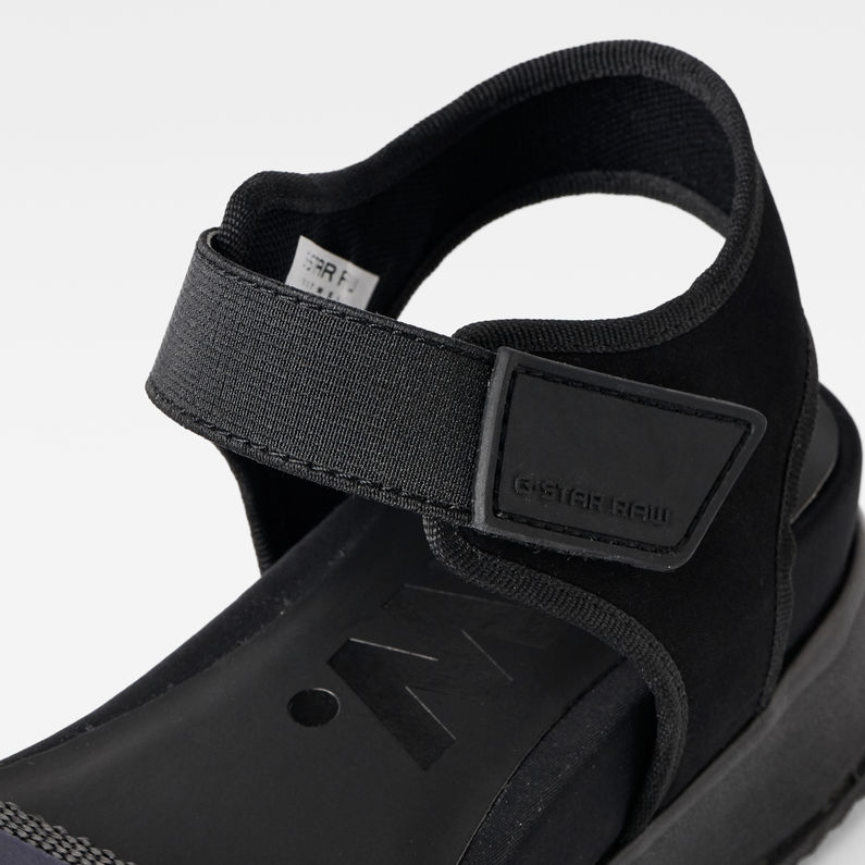 G-Star RAW® Rackam Rovic Sandal Negro detail