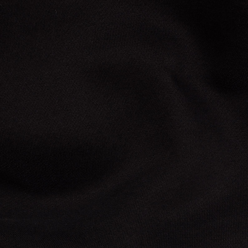 G-Star RAW® Graphic 50 Xzula Hooded Sweat Noir fabric shot