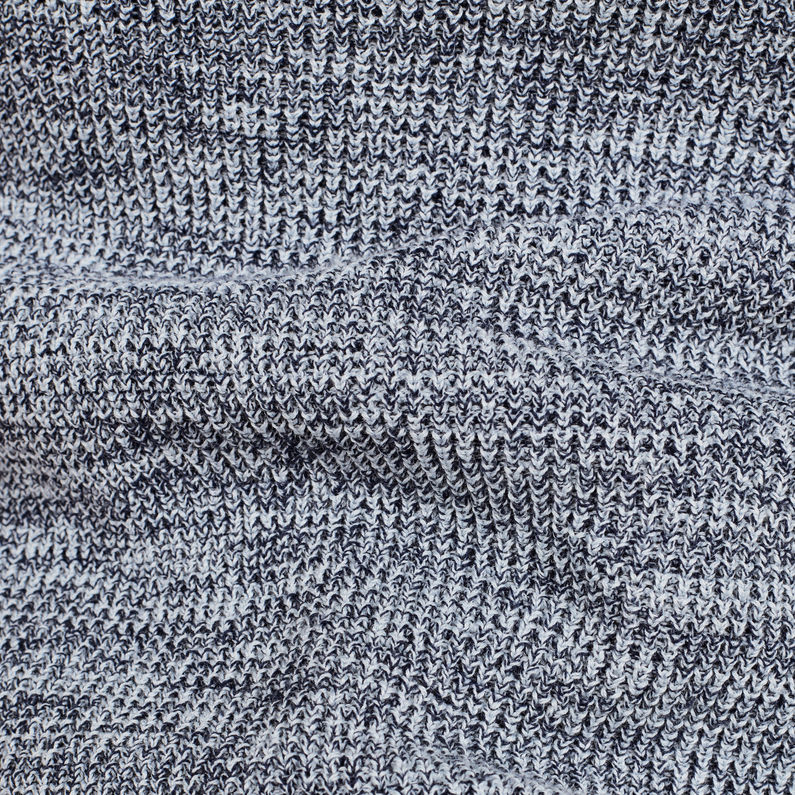 G-Star RAW® Suzaki Stripe Knit Azul intermedio fabric shot