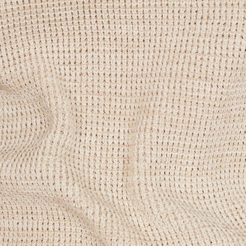 G-Star RAW® Suzaki Stripe Knit Beige fabric shot