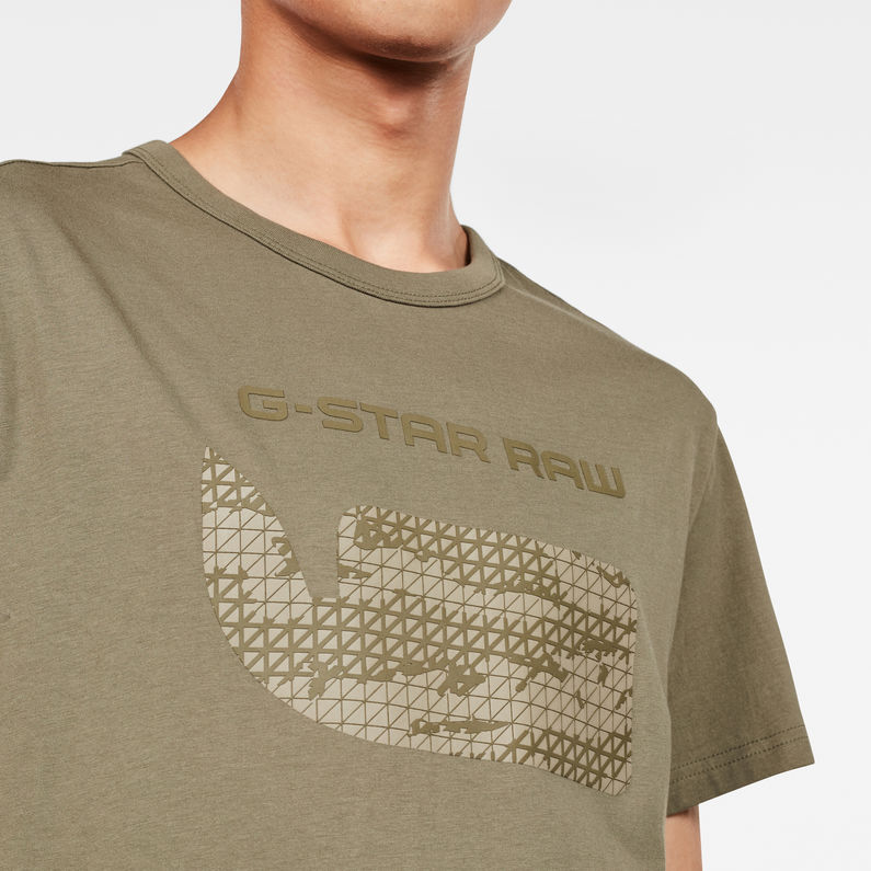 G-Star RAW® Graphic 07 T-Shirt Verde detail shot