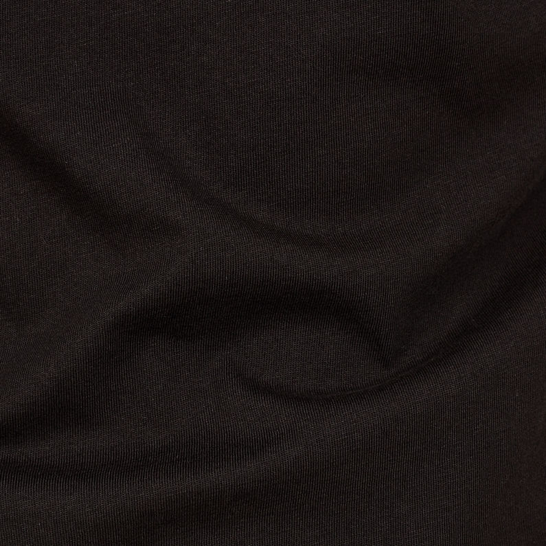 G-Star RAW® Korpaz Graphic T-Shirt Negro fabric shot