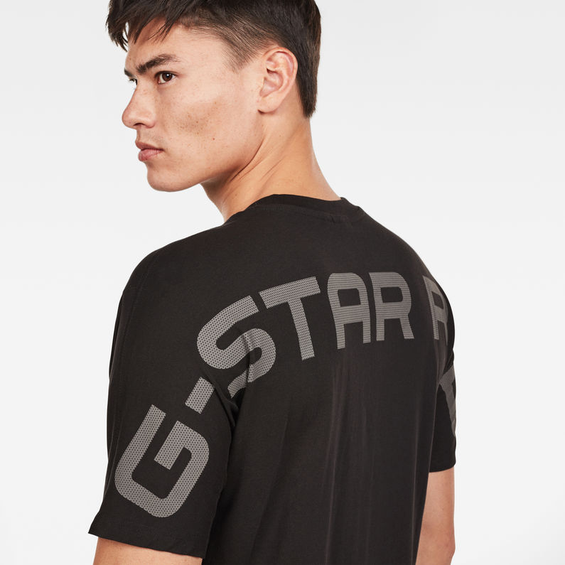G-Star RAW® Korpaz Graphic T-Shirt Negro detail shot