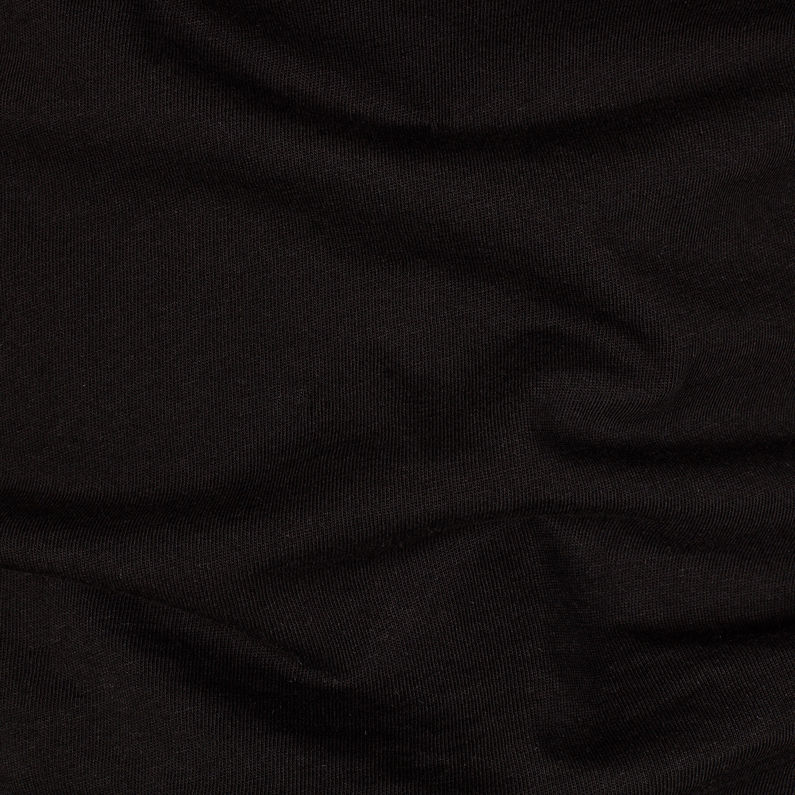G-Star RAW® Graphic 18 Slim T-Shirt Black fabric shot