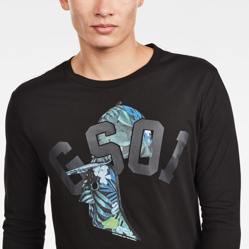 G-Star RAW® Graphic 75 T-Shirt Zwart