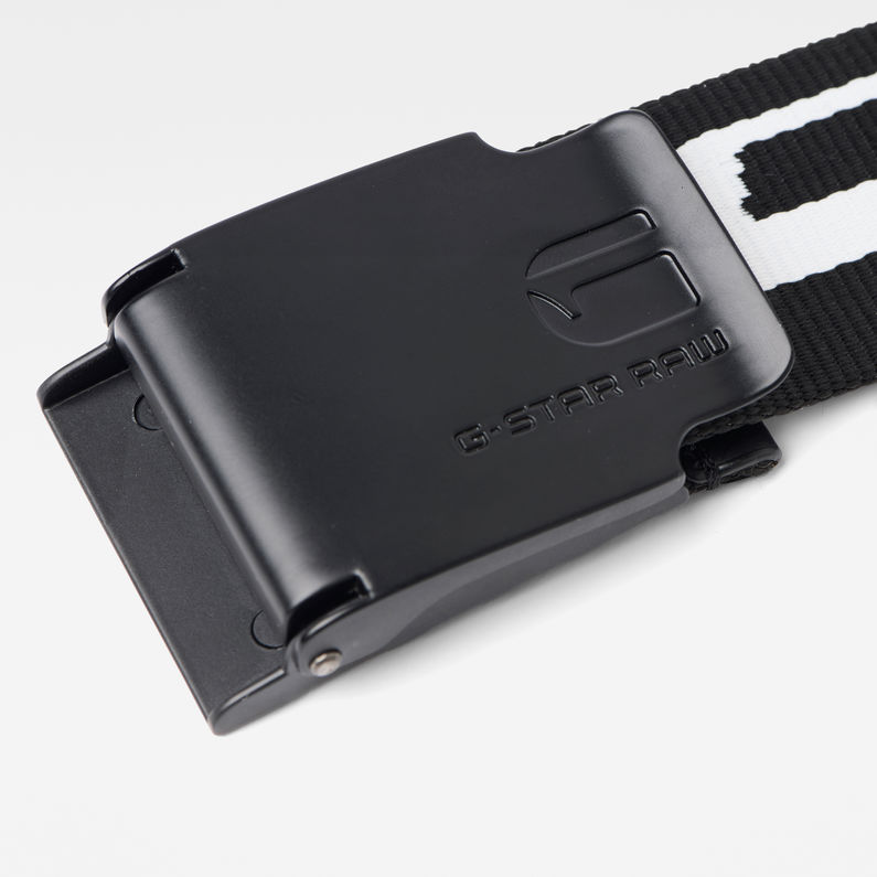 G-Star RAW® Barran Webbing Belt Noir detail shot buckle