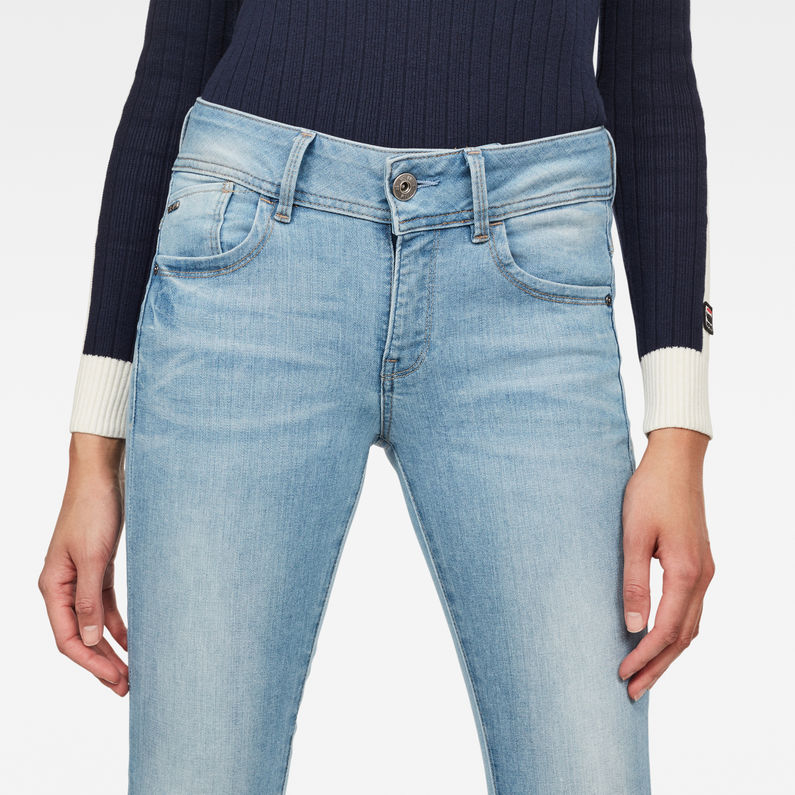 G-Star RAW® Lynn Mid Waist Skinny Jeans Bleu moyen