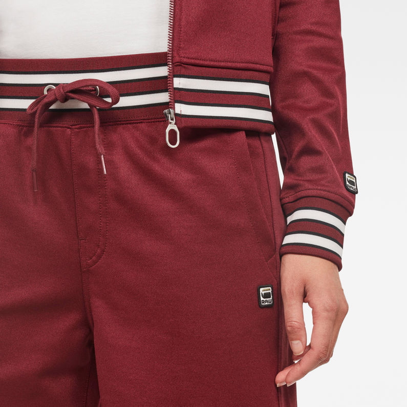 G-Star RAW® Lucay Wide Trackpant Rouge detail shot
