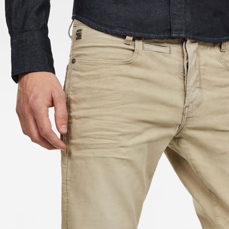 G-STAR® D-Staq 5-Pocket Straight Jeans Beige