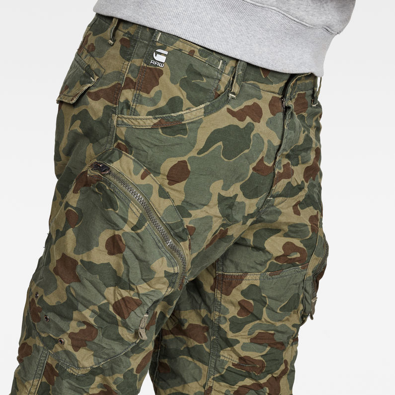 g star raw cargo pants green