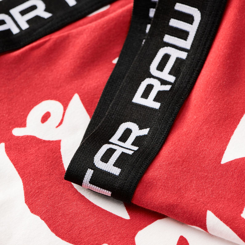 G-Star RAW® Chinese NY Classic Trunk Red detail shot
