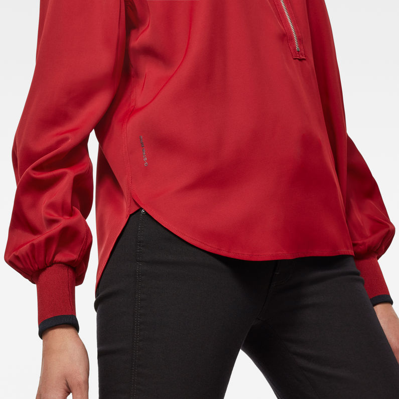 G-Star RAW® Core Zip Blouse Red