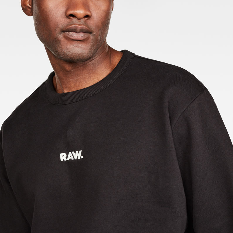 G-Star RAW® Laoq Sweater Black detail shot