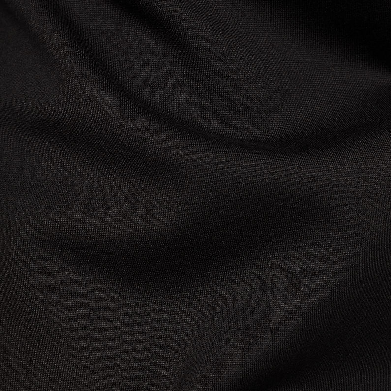 G-Star RAW® D-Staq Stripe Sweatpant Noir fabric shot