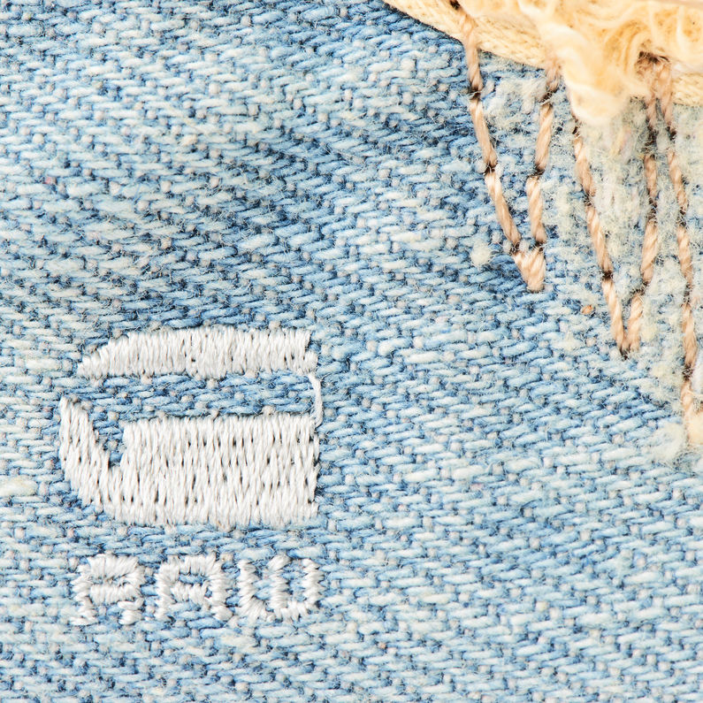 G-Star RAW® Rovulc 50 Years Denim Low Sneakers Medium blue fabric shot