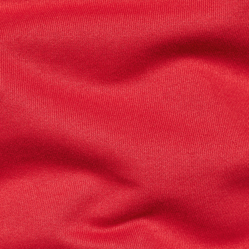 G-Star RAW® Ocelat Core Sweat Red fabric shot