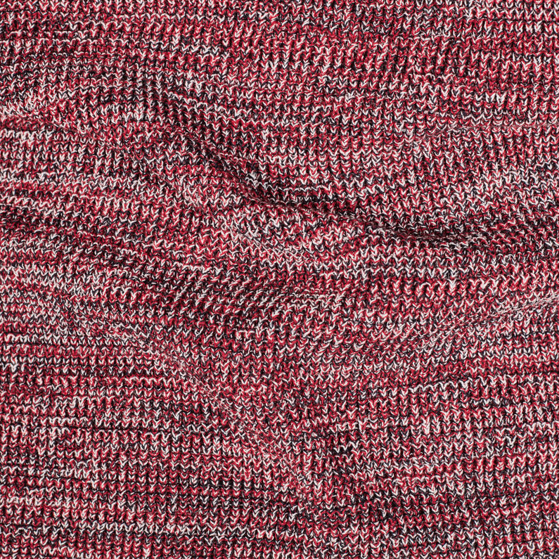 G-Star RAW® Suzaki Stripe Knit Rojo fabric shot