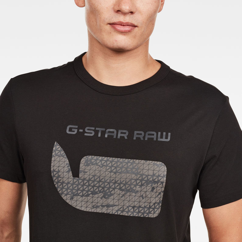 G-Star RAW® Graphic 07 T-Shirt Negro detail shot