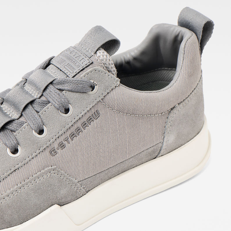 G-STAR® Rackam Core Low Denim Sneakers Grau detail