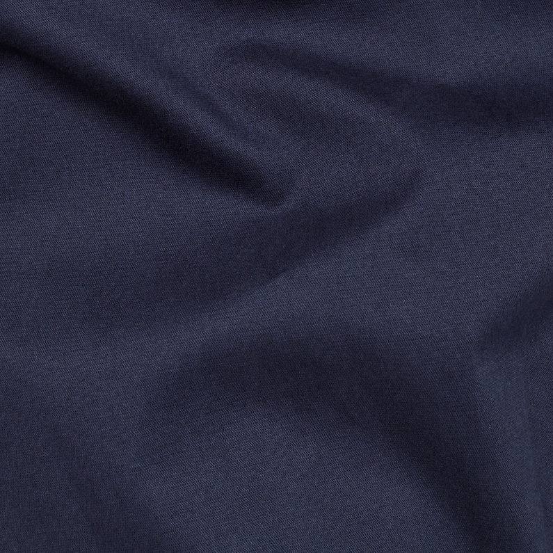 G-Star RAW® Bronson Pleat 3D Relaxed Chino Bleu foncé fabric shot
