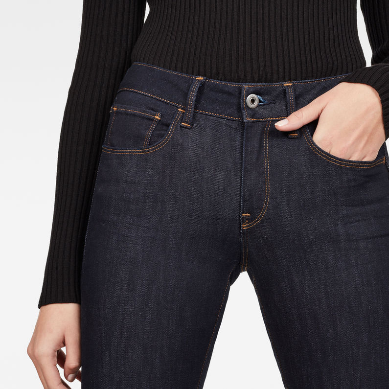 G-STAR® 3301 Deconstructed Mid Straight Jeans Dunkelblau