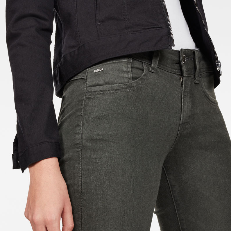G-Star RAW® Lynn Mid Waist Skinny Color Jeans Grey
