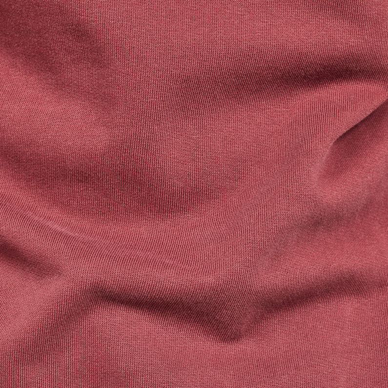 G-STAR® Core Raglan Sweater Red fabric shot
