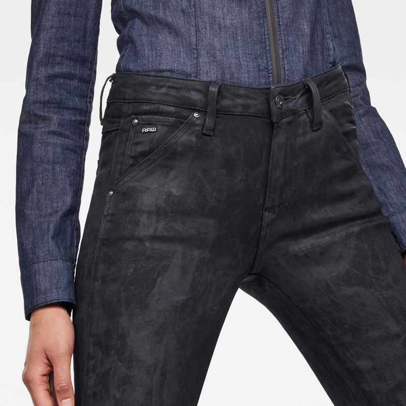 G-Star RAW® 5622 Mid Waist Skinny Jeans Schwarz