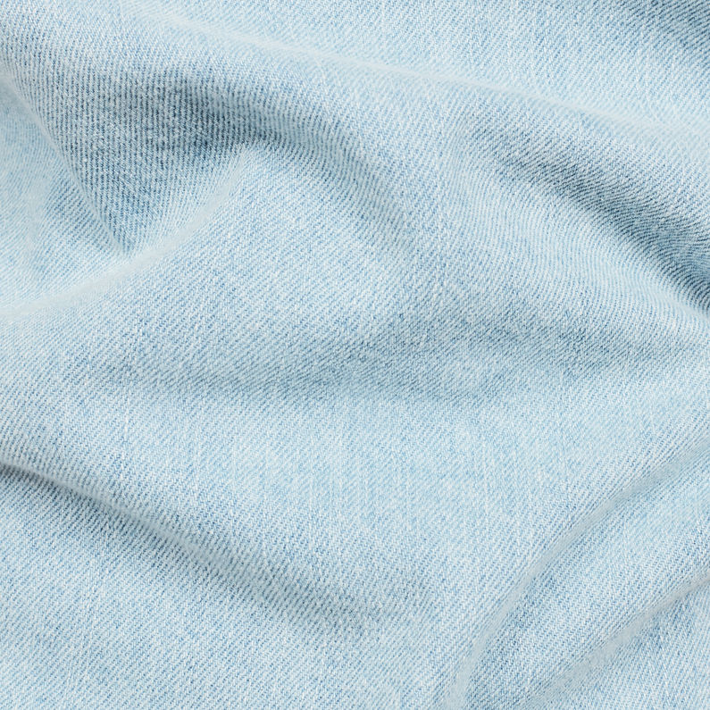 G-Star RAW® 3301 Deconstructed 3D Slim Jacket Medium blue fabric shot