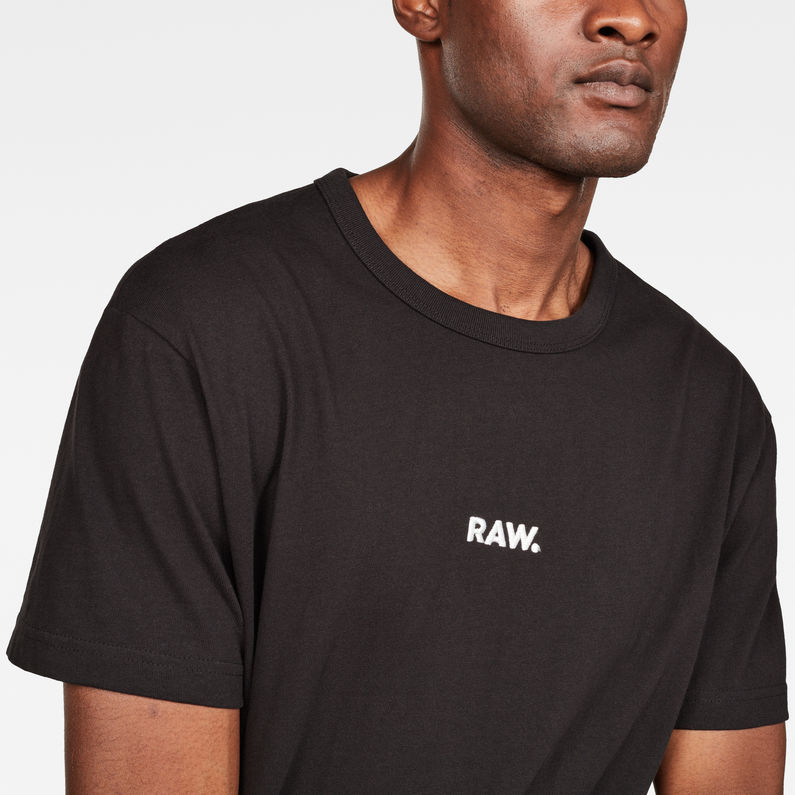 G-Star RAW® Holorn Art Relaxed T-Shirt Schwarz detail shot