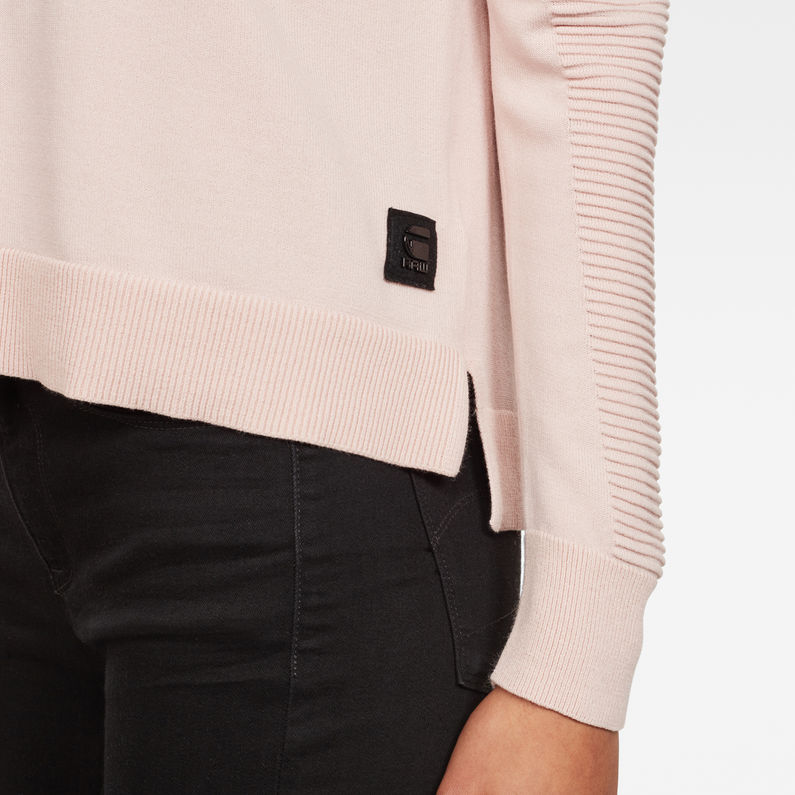 G-Star RAW® Suzaki Knit Pink detail shot