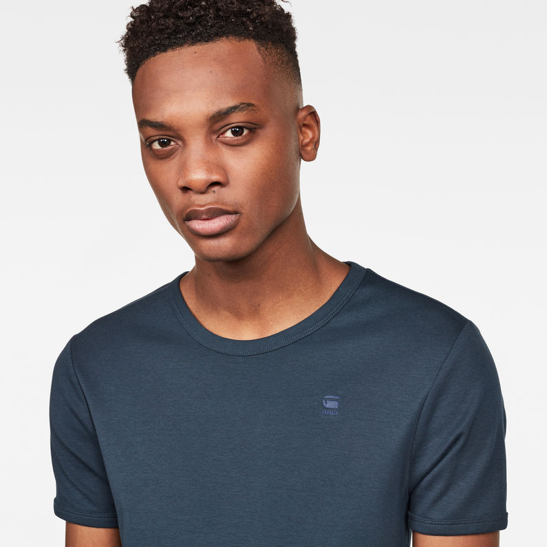 G-Star RAW® Base T-Shirt 2-Pack Medium blue detail shot