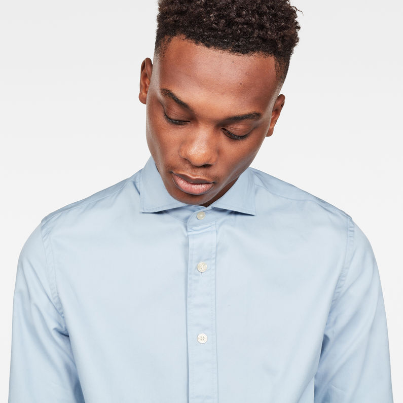 G-Star RAW® Bristum Wide Spread Slim Shirt Bleu clair