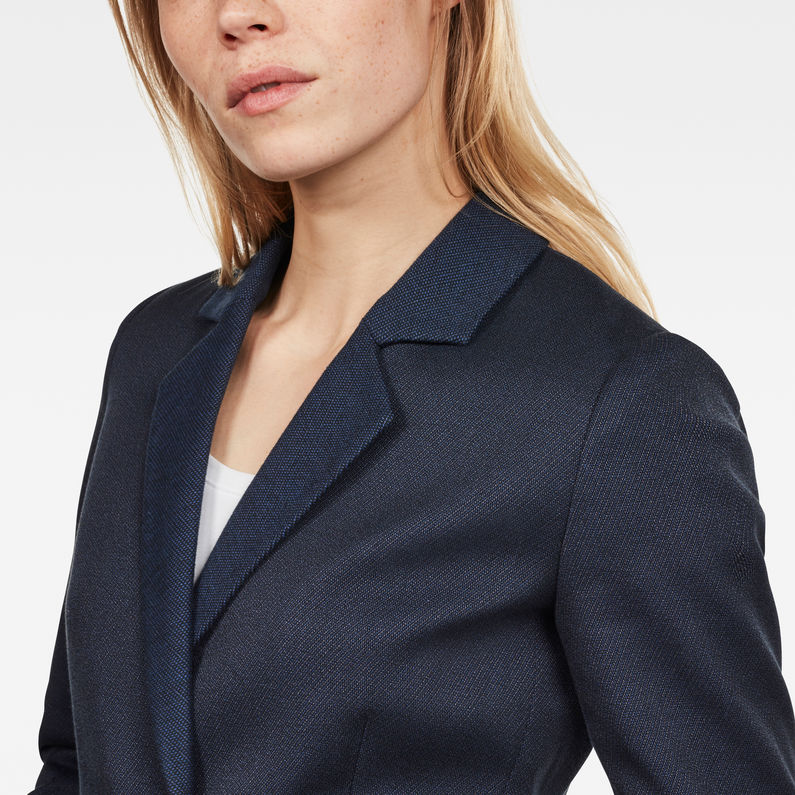 G-Star RAW® Vodan Db Blazer Dunkelblau detail shot