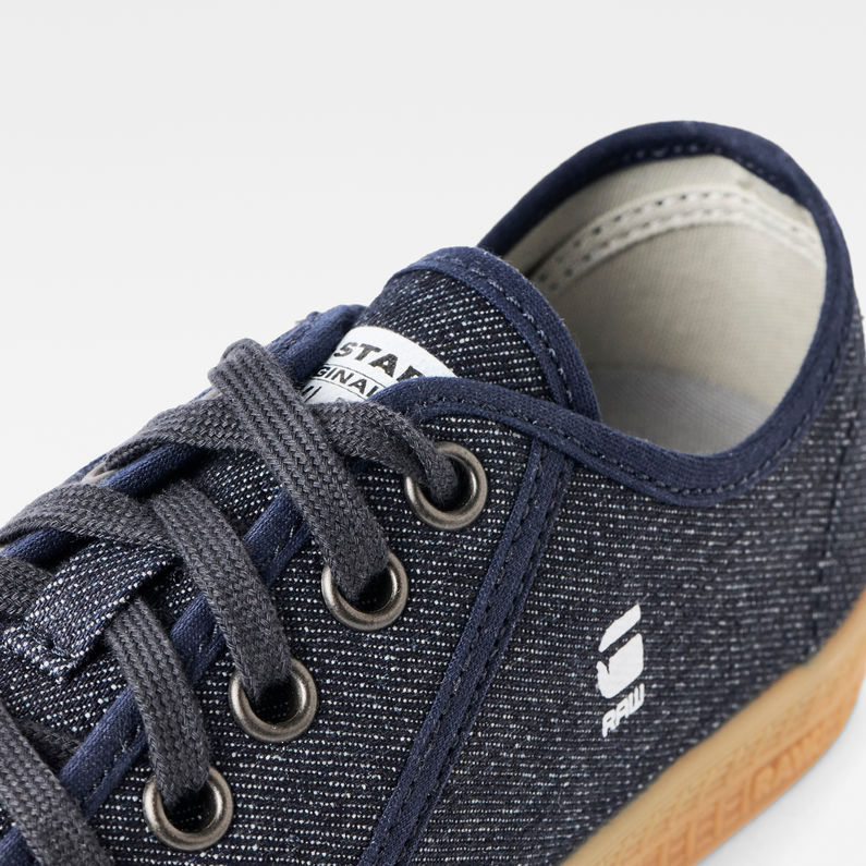G-STAR® Rovulc Roel Low Sneakers Donkerblauw detail