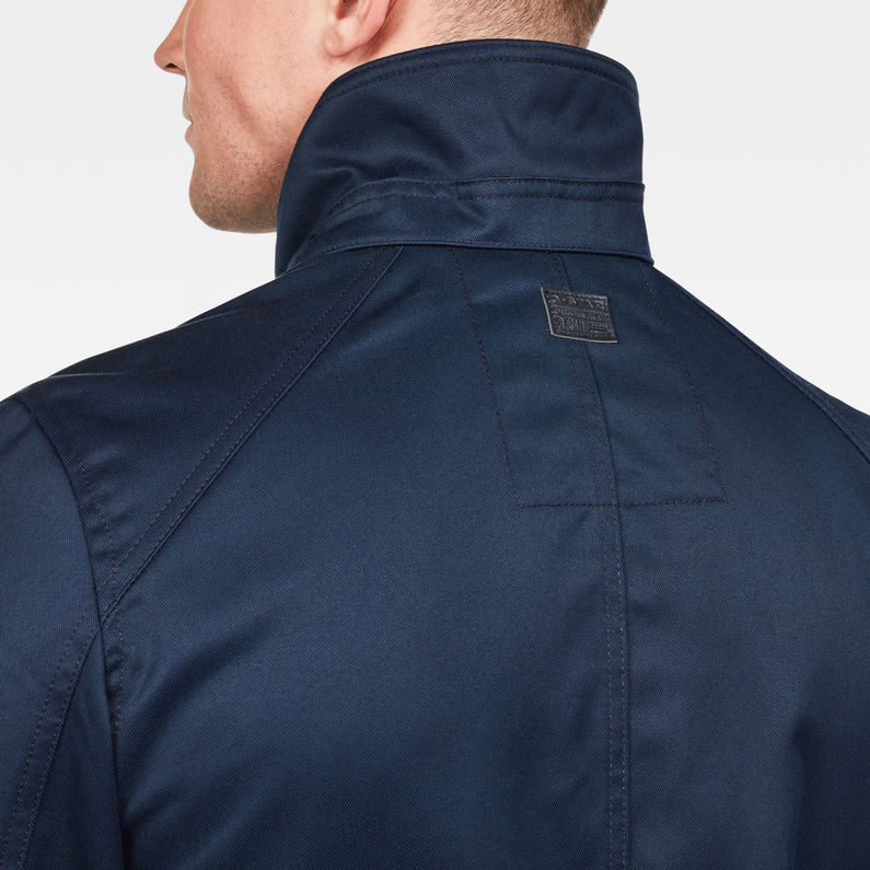 G-STAR® Garber Service Trench Donkerblauw detail shot