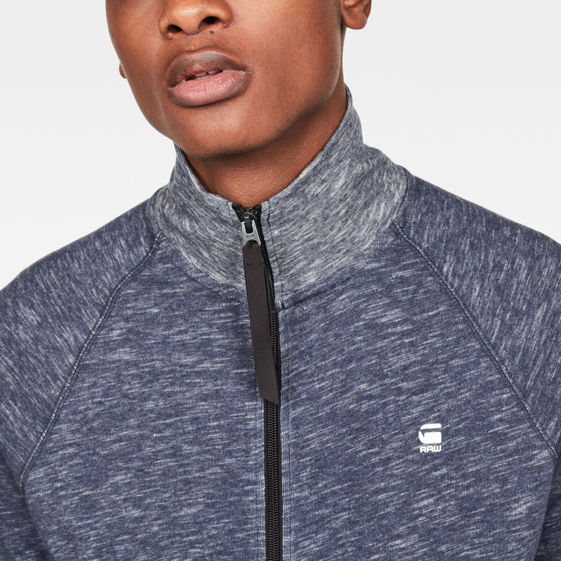 G-Star RAW® Jirgi Zip Cardigan Dark blue detail shot