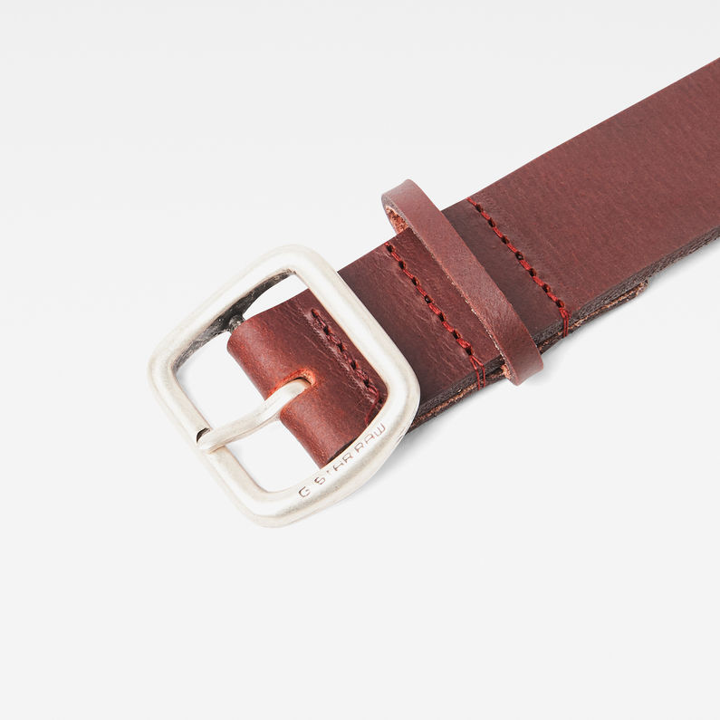 G-Star RAW® Deline Belt Braun detail shot buckle