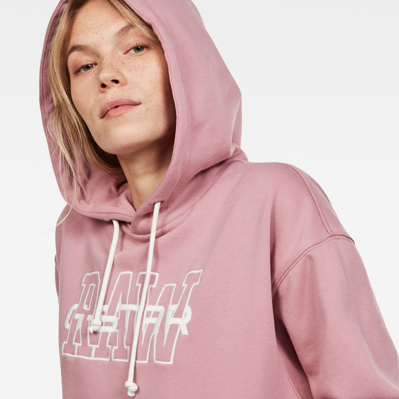 pink g star hoodie