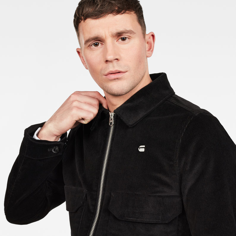 G-Star RAW® Xpo Work Overshirt Black detail shot