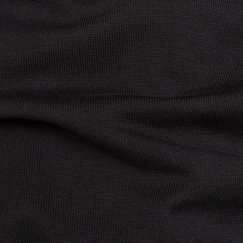G-Star RAW® Sport Stripe Knit Schwarz fabric shot