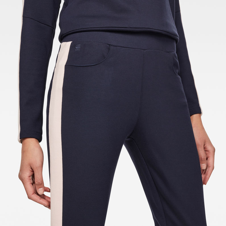 G-Star RAW® D-Staq Stripe Sweatpants Dark blue detail shot