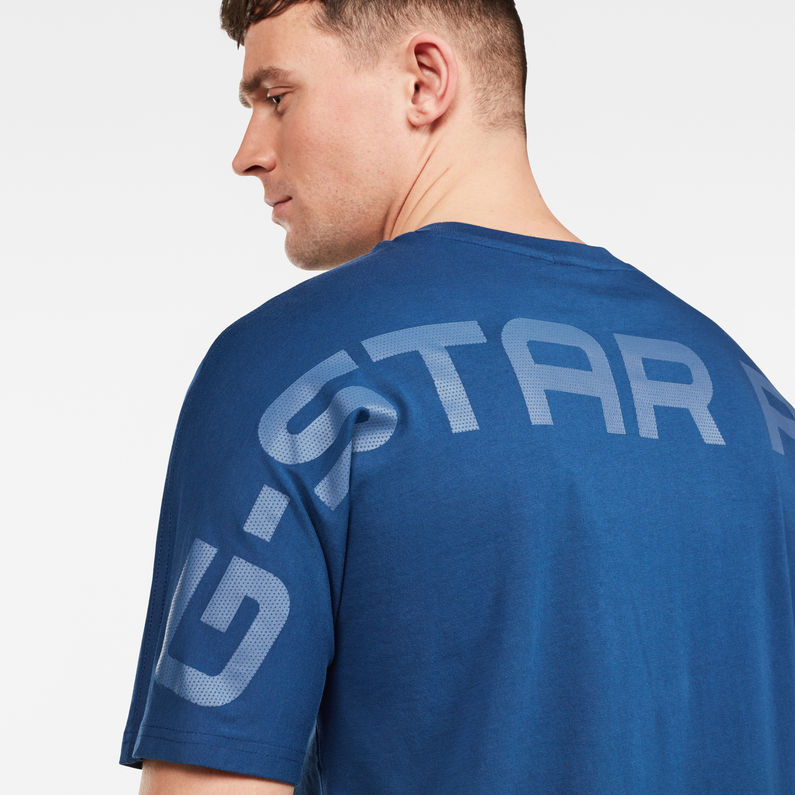 G-Star RAW® Korpaz Graphic T-Shirt Azul oscuro detail shot
