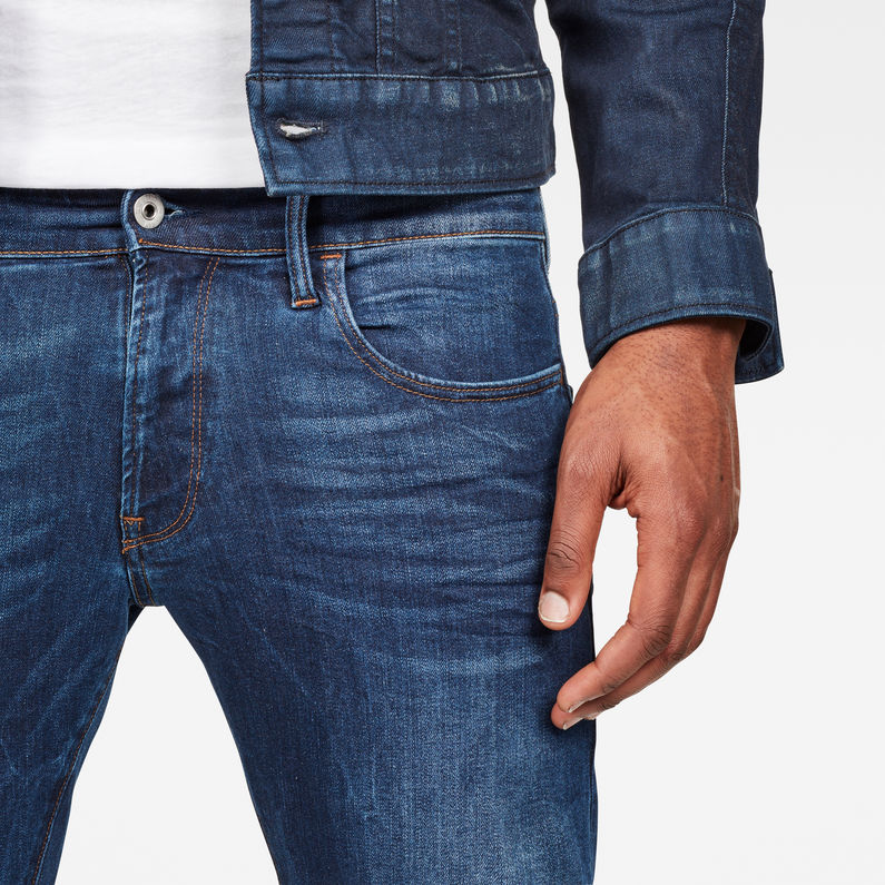 G-Star RAW® 3301 Deconstructed Super Slim Jeans Mittelblau