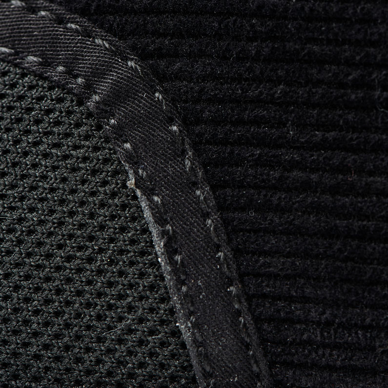 G-Star RAW® Rackam Scuba Sneakers Black fabric shot