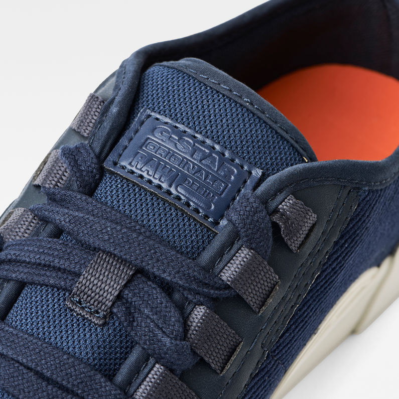G-STAR® Rackam Scuba Sneakers Midden blauw detail